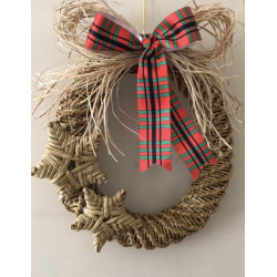 El Yapımı Hasır Kapı Süsü -...