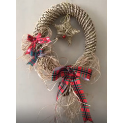 El Yapımı Hasır Kapı Süsü -...