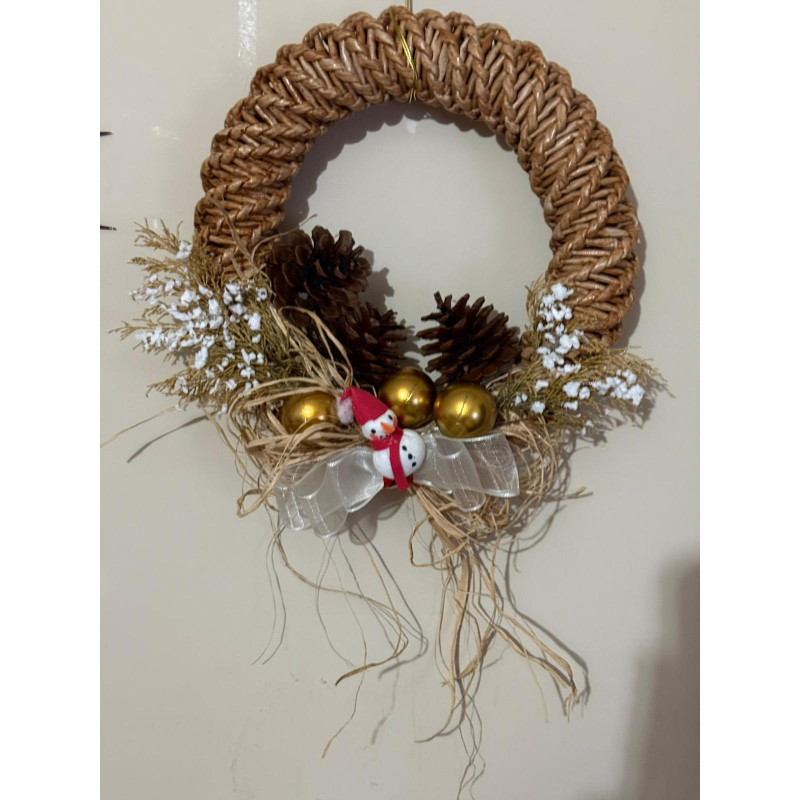 El Yapımı Hasır Kapı Süsü - No.: 5